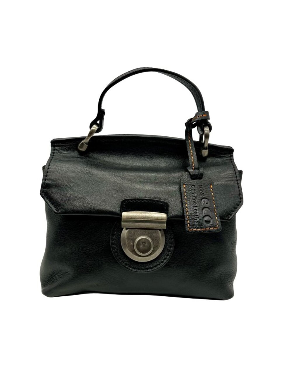 Old Trend Black Leather Crossbody Mini Bag